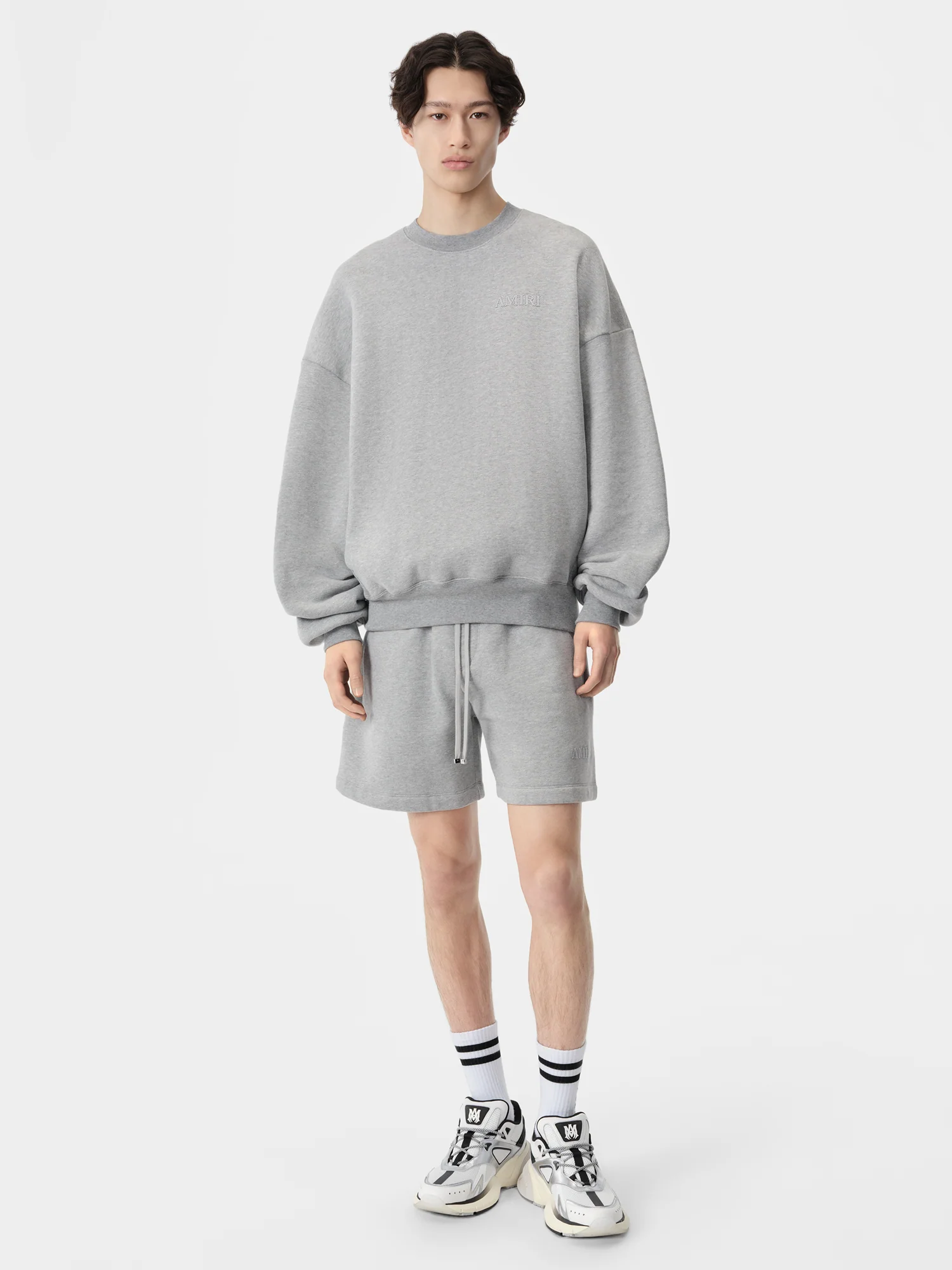AMIRI OVERSIZED CREW - Grey - Image 2