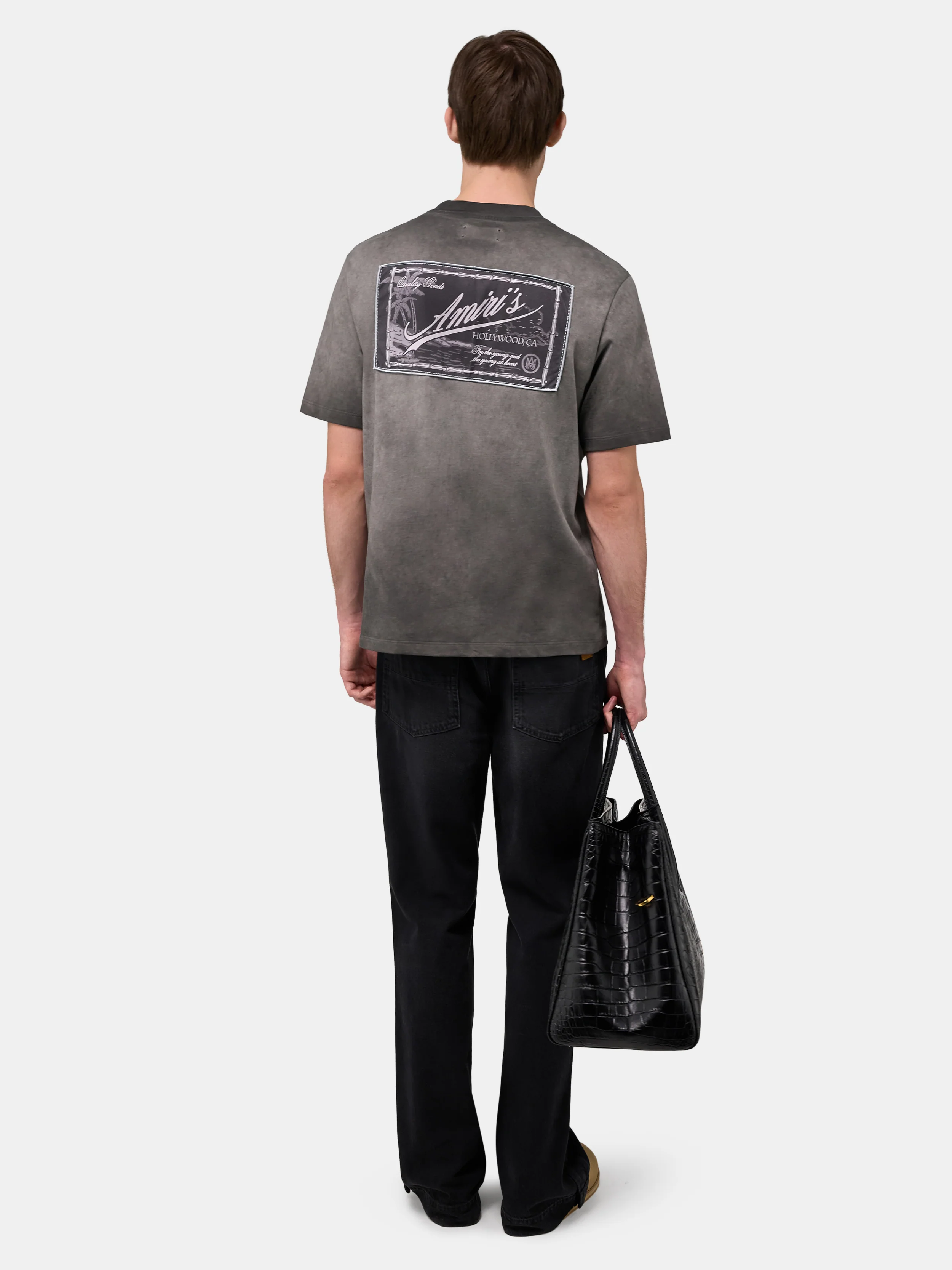 AMIRI QUALITY GOODS LABEL TEE - Black - Image 4