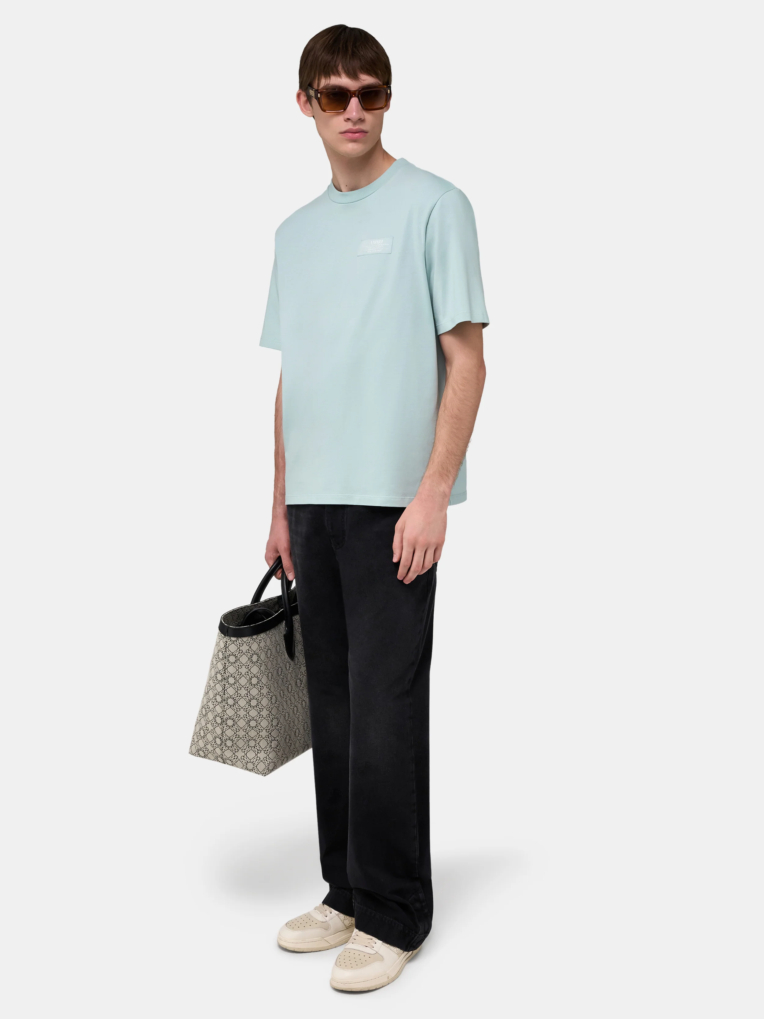 AMIRI SPIRIT TEE - Powder Teal - Image 3