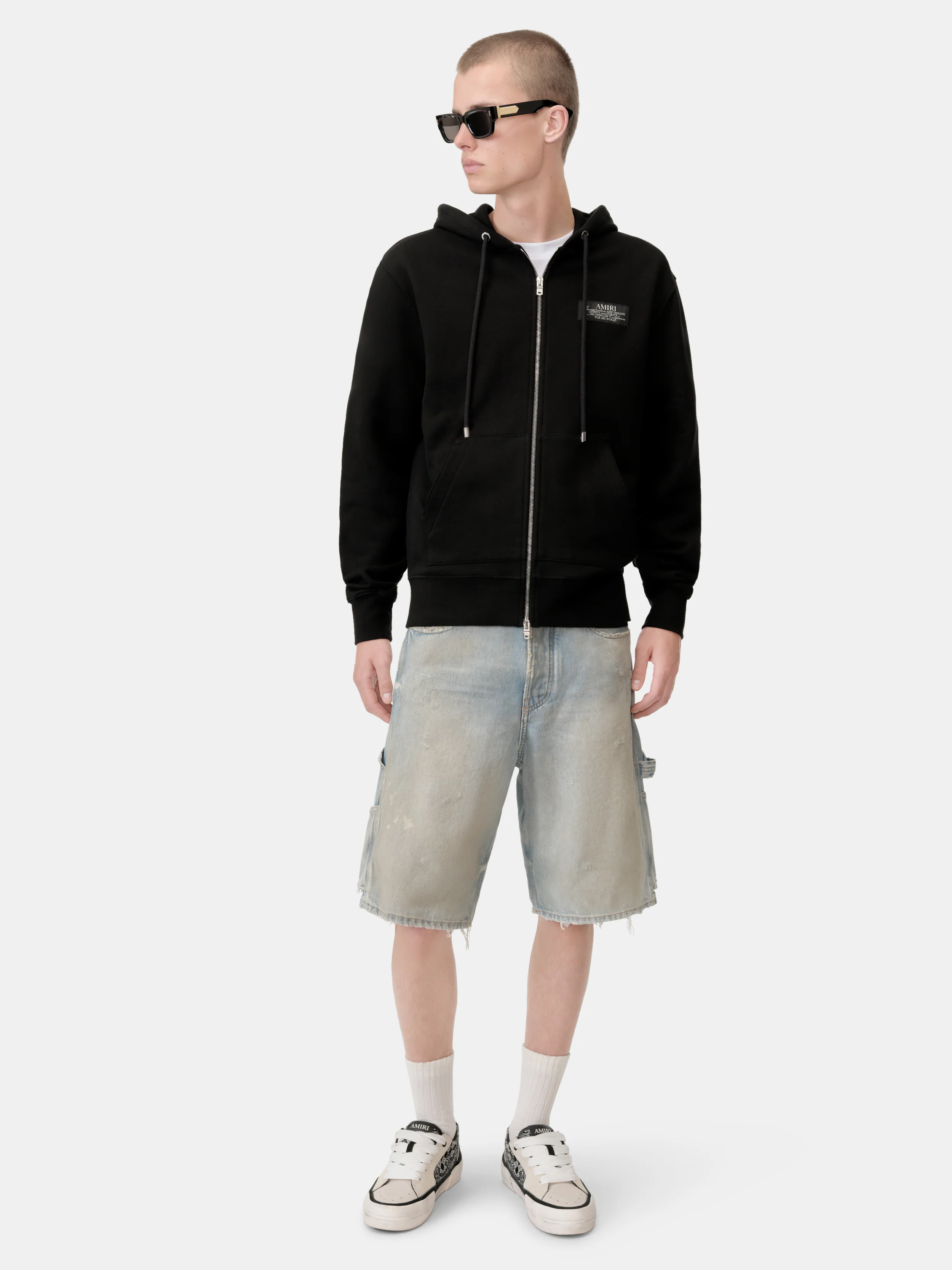 AMIRI SPIRIT ZIP HOODIE - Black - Image 2