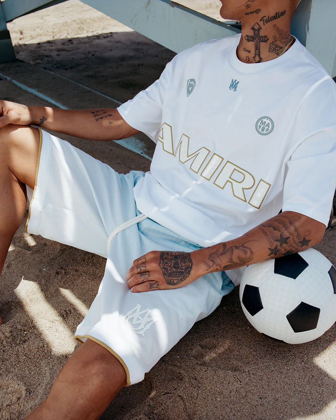 AMIRI SPORT 94 OVERSIZED TEE - White - Image 5