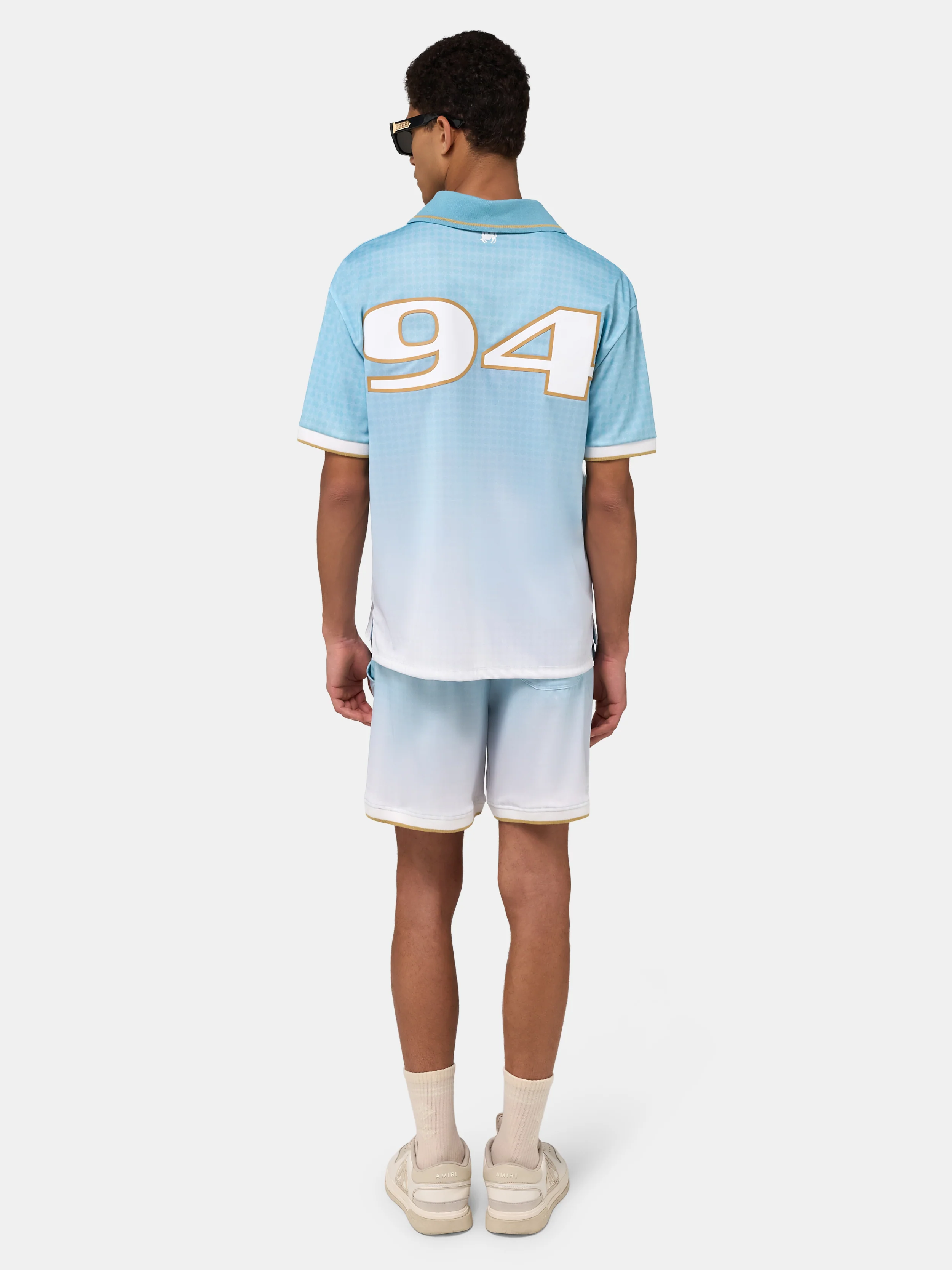 AMIRI SPORT SHORT - Sky - Image 4