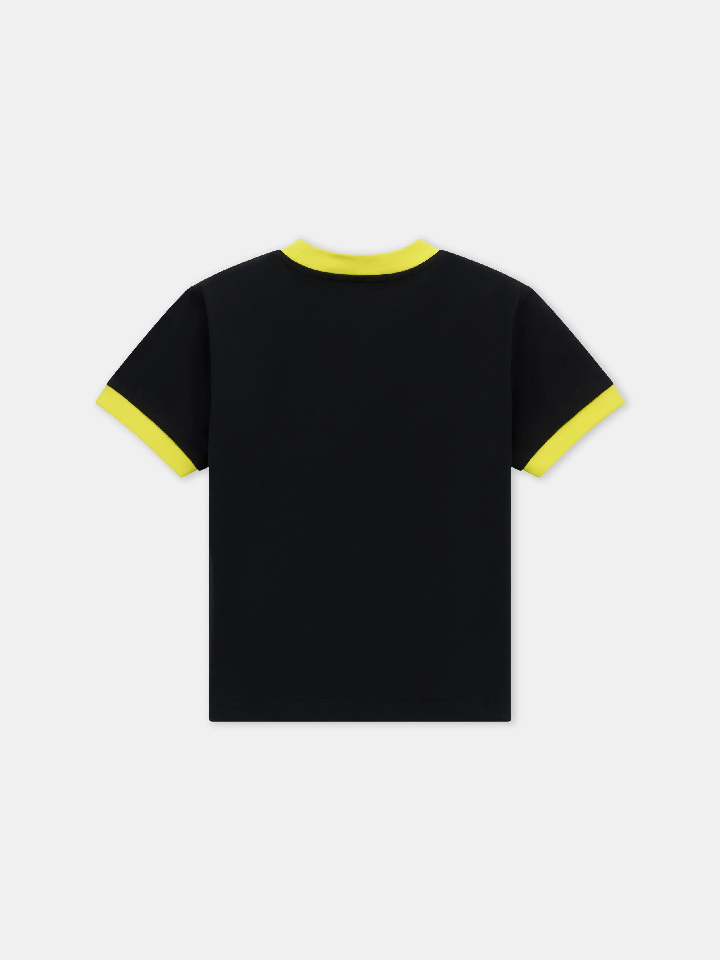 KIDS - KIDS' AMIRI STAGGERED RINGER TEE - Black - Image 2