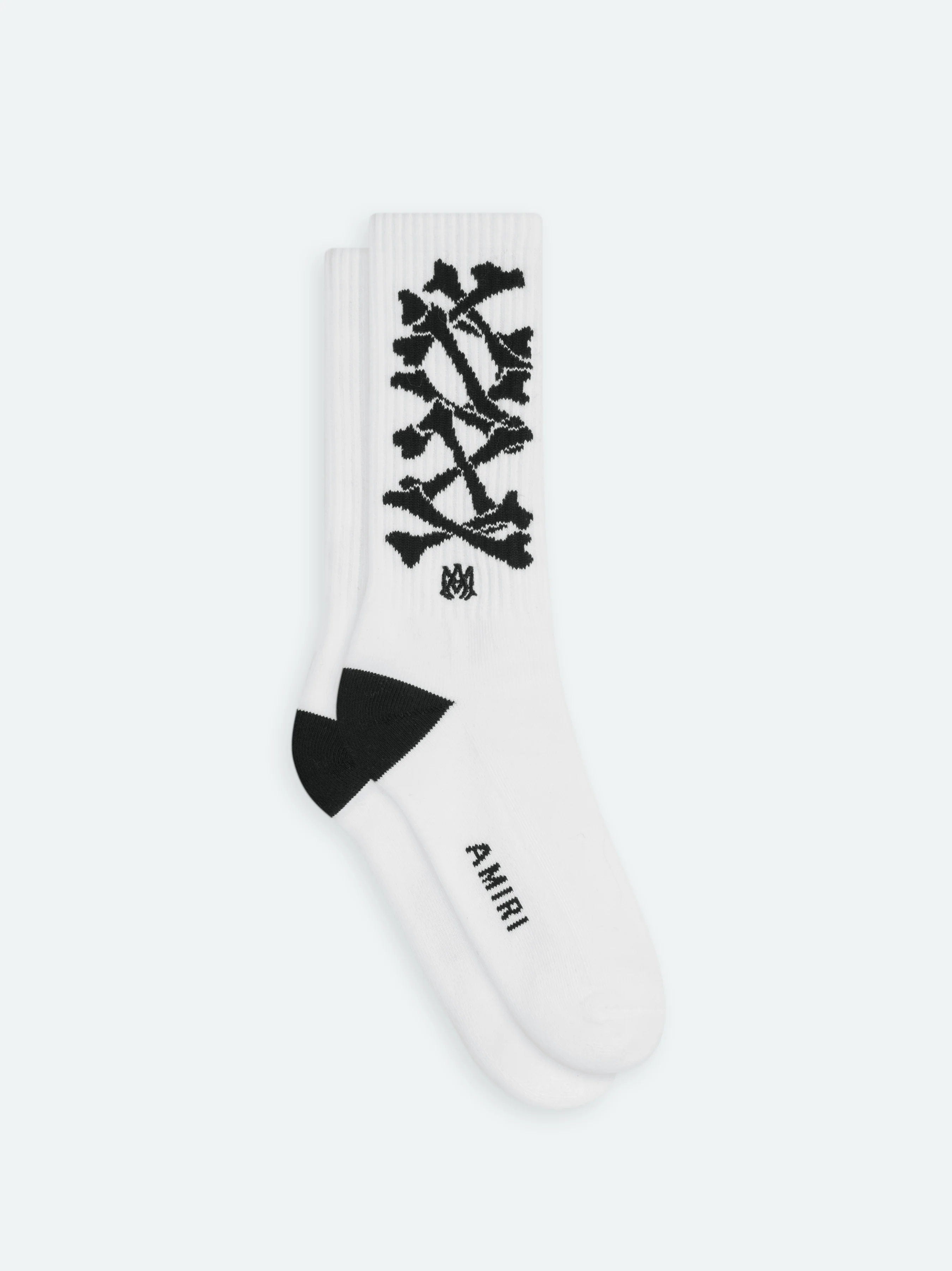 BONES SOCK - White/Black - Image 2