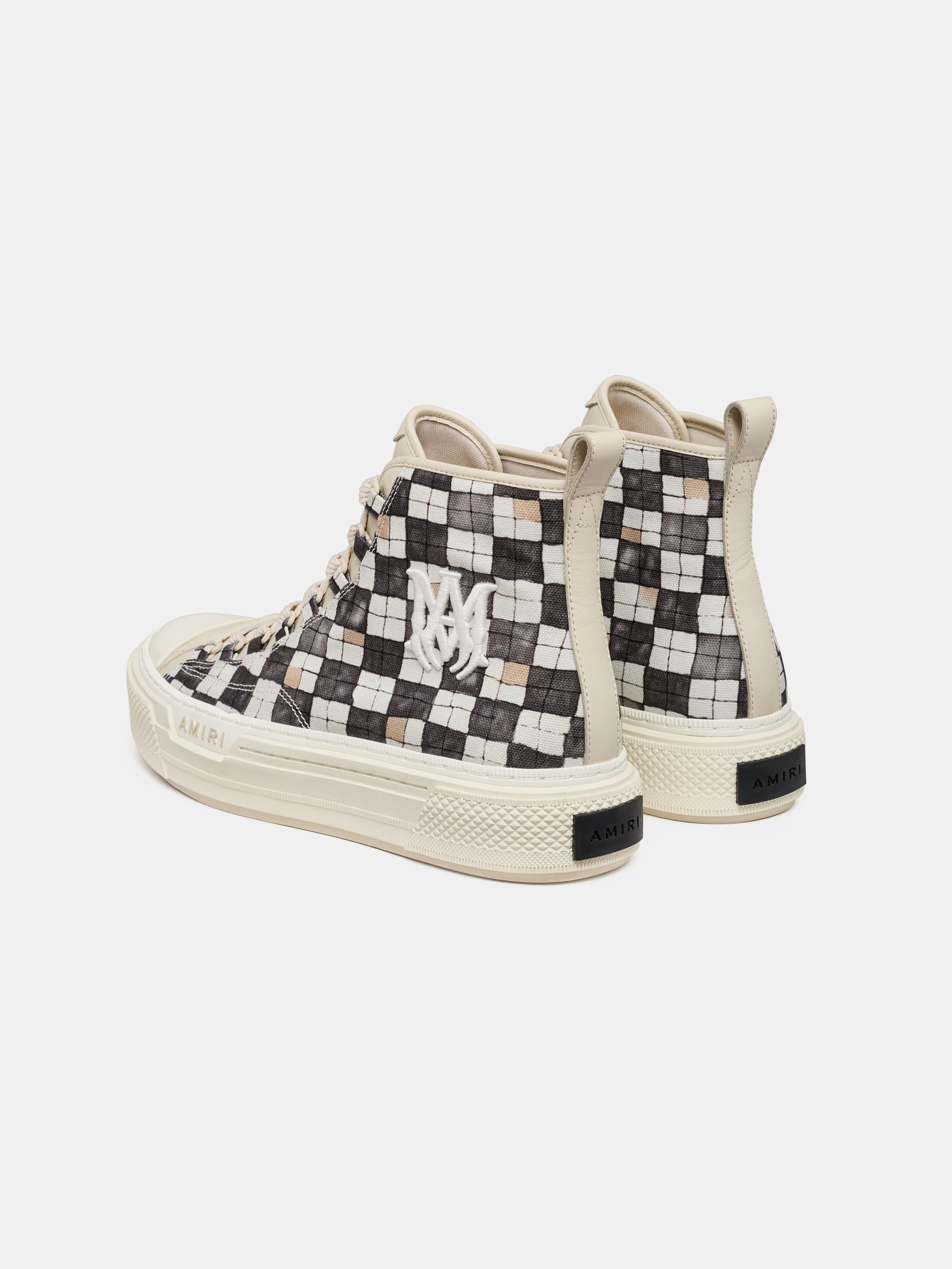 CHECKERED COURT HI - Black - Image 4