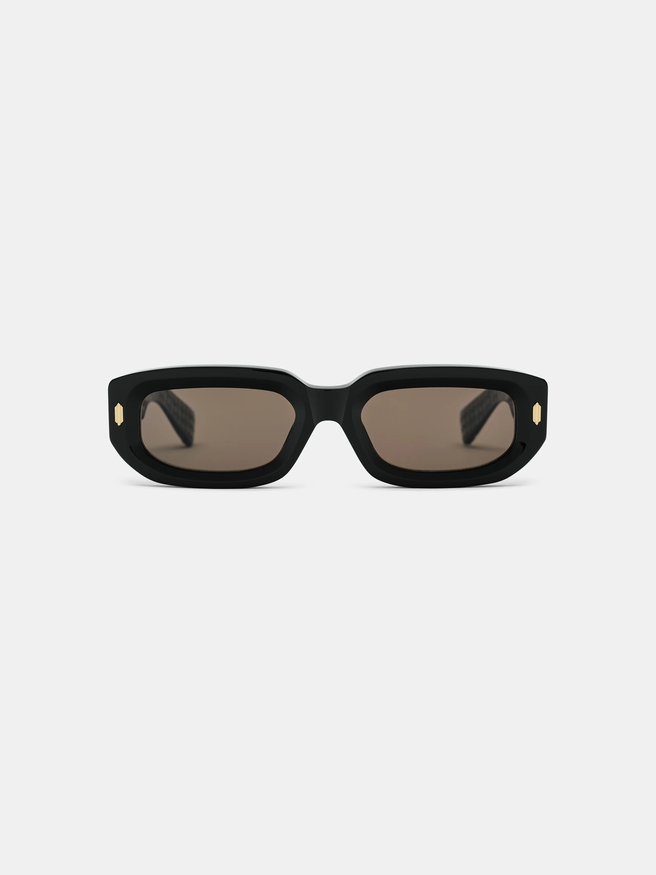 FAIRFAX EXPOSED EXTERNAL SUNGLASSES - Black Gold - Image 2