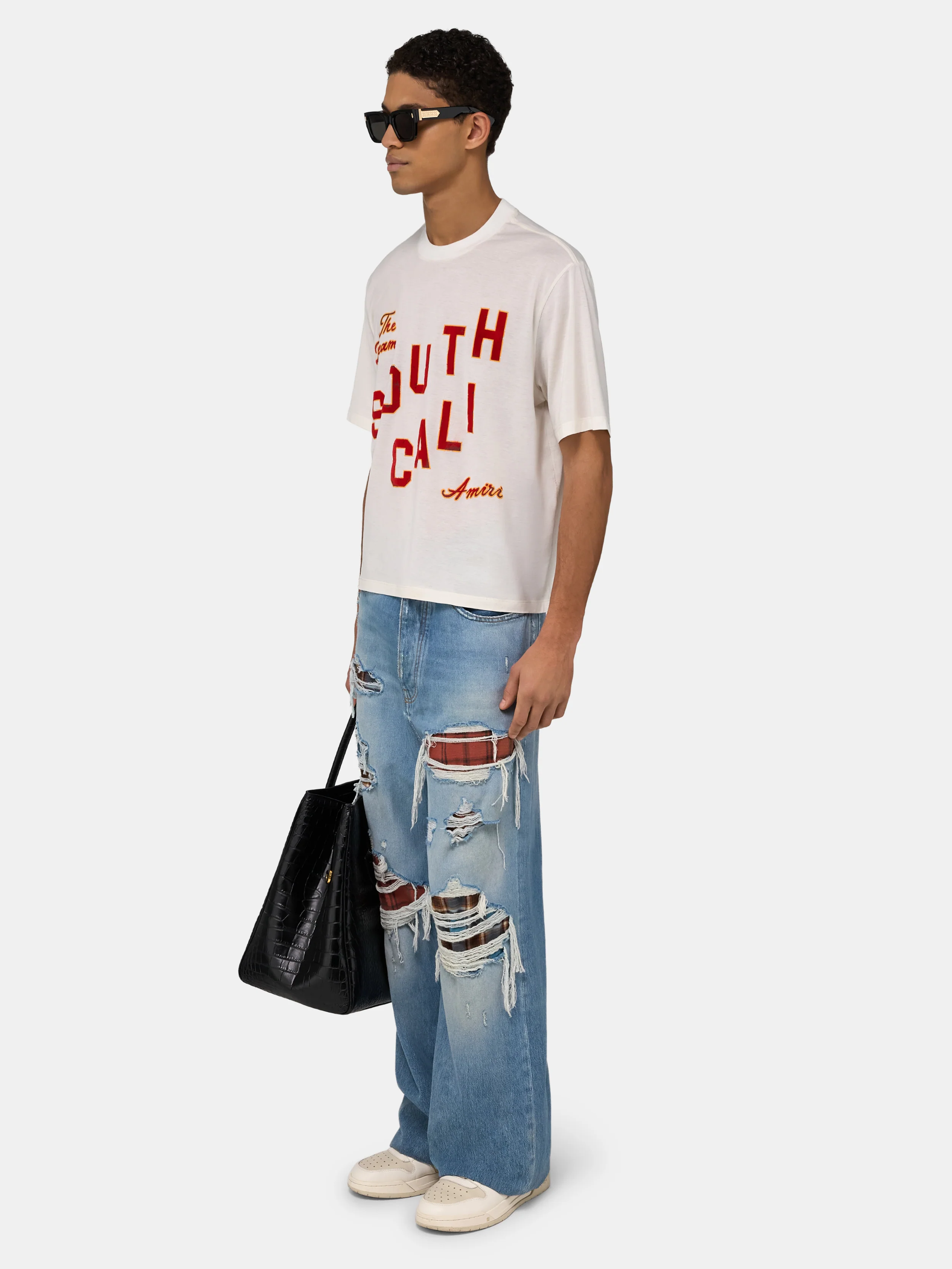 FLANNEL REPAIR BAGGY JEAN - Surfrider Indigo - Image 3