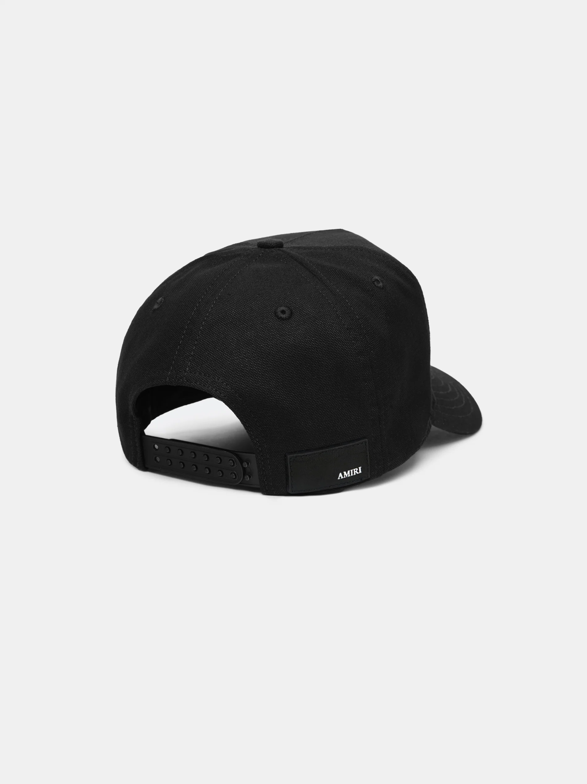 MA AMIRI STAGGERED CANVAS HAT - Black - Image 3