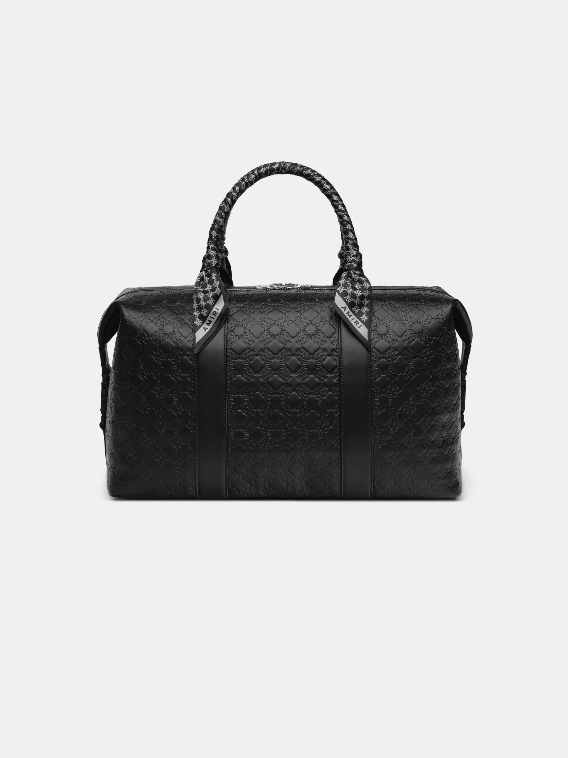 MA QUAD LEATHER DUFFLE BAG - Black - Image 2