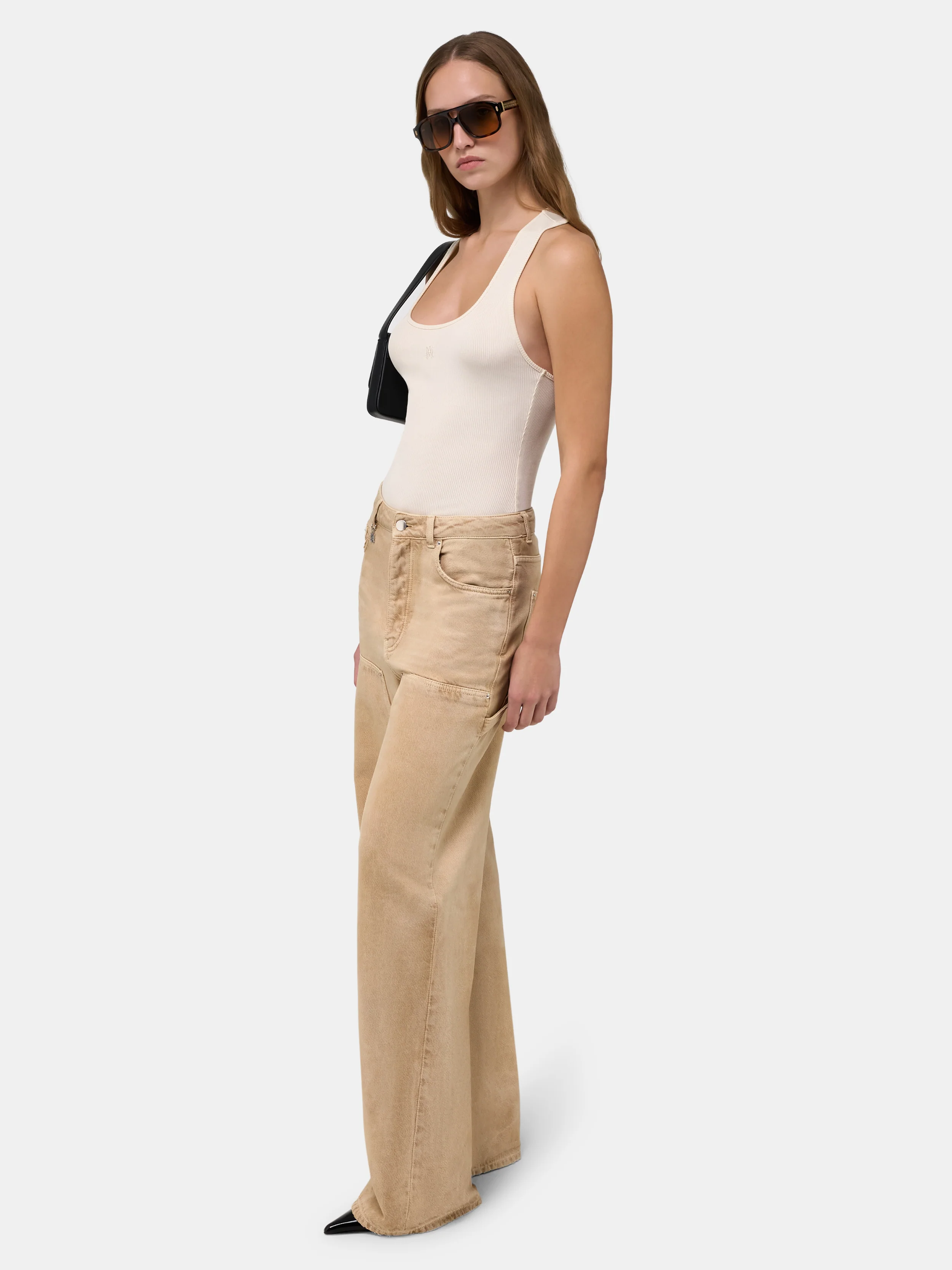 WOMEN - WOMEN'S MA RIB TANK - Alabaster - Image 3