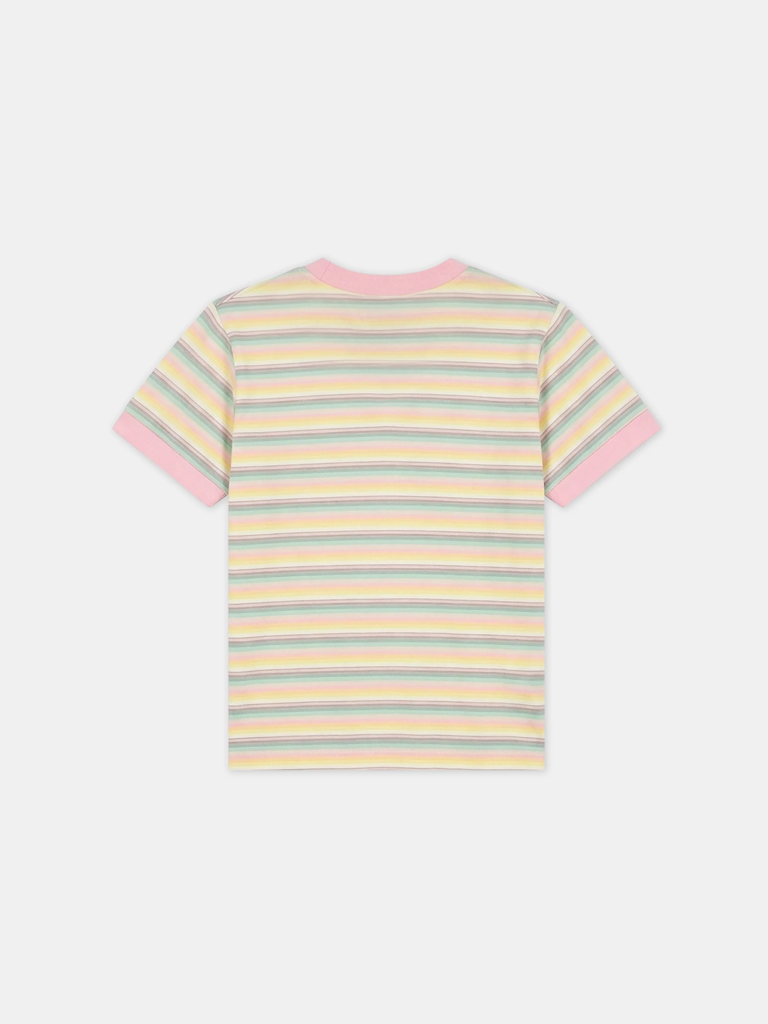 KIDS - KIDS' MA STRIPED RINGER TEE - Multi - Image 2