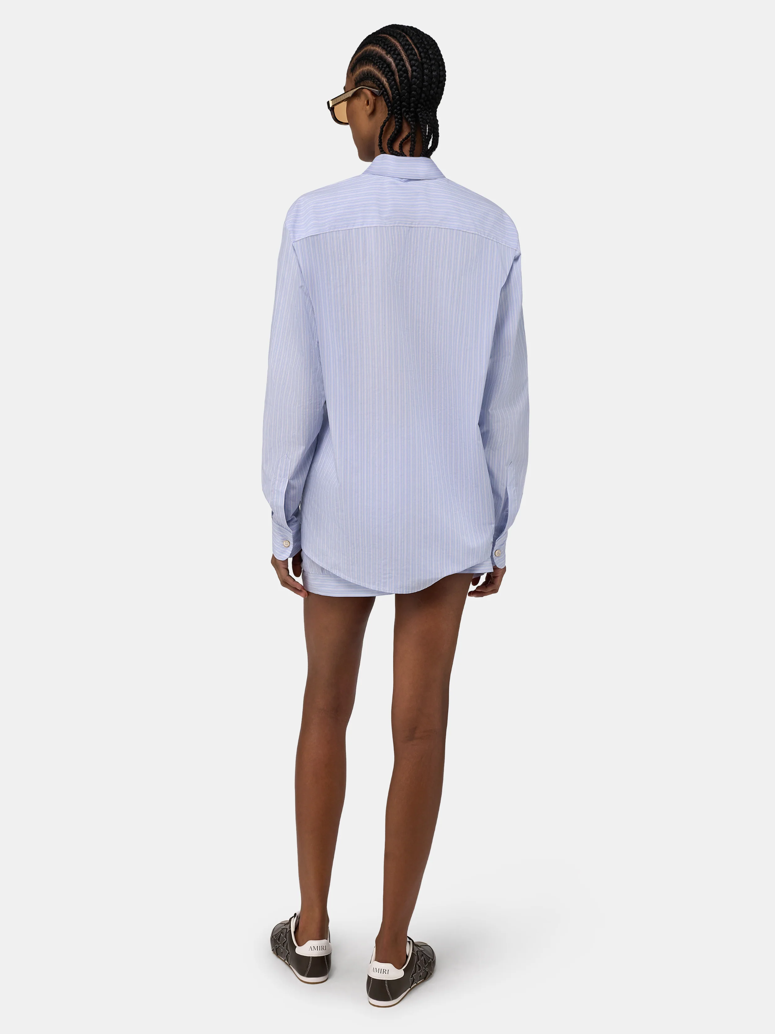WOMEN - WOMEN'S STRIPED SHIRT - Ashley Blue - Image 4