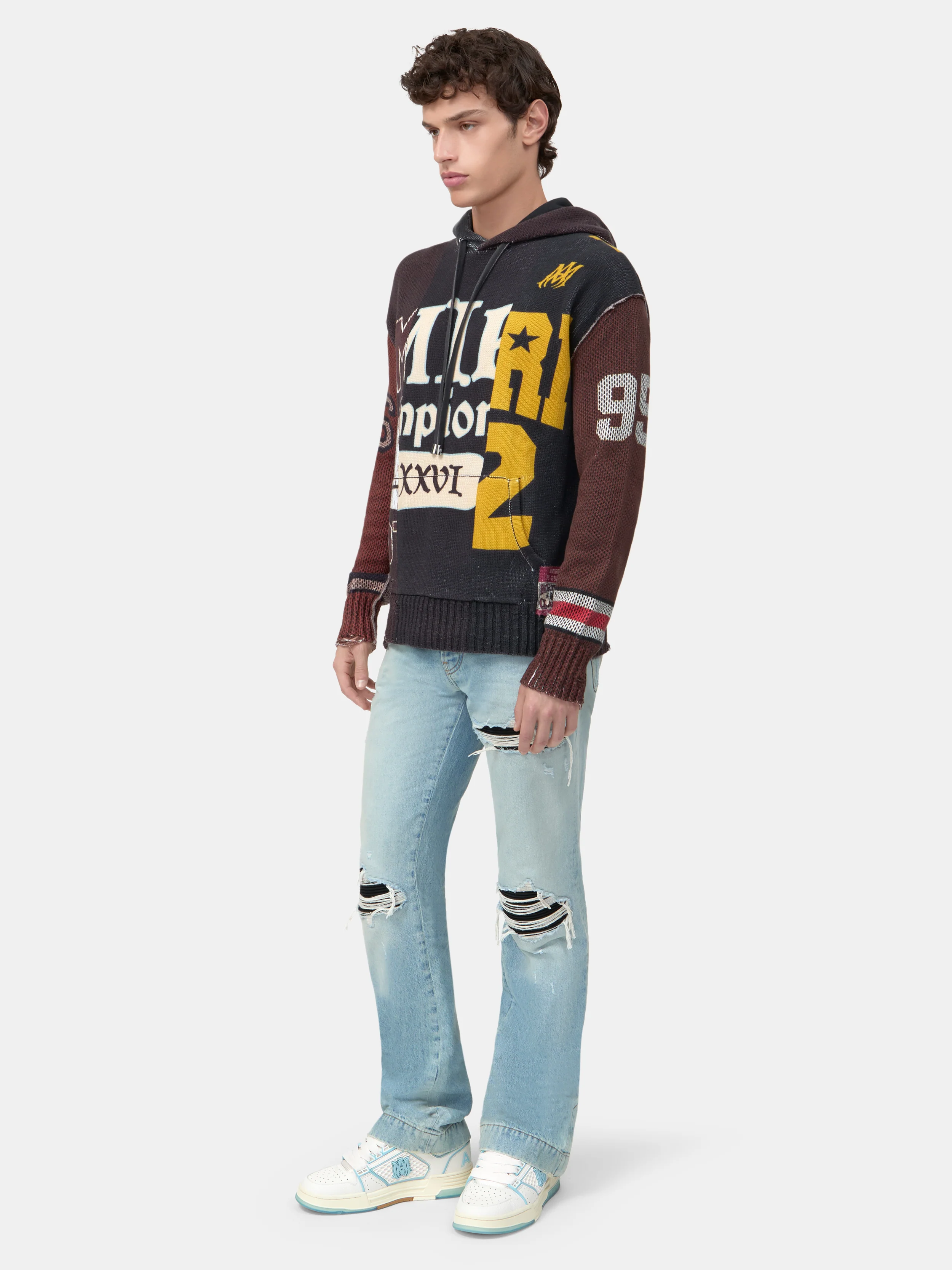 SPLICED HOODIE - Multi - Image 3