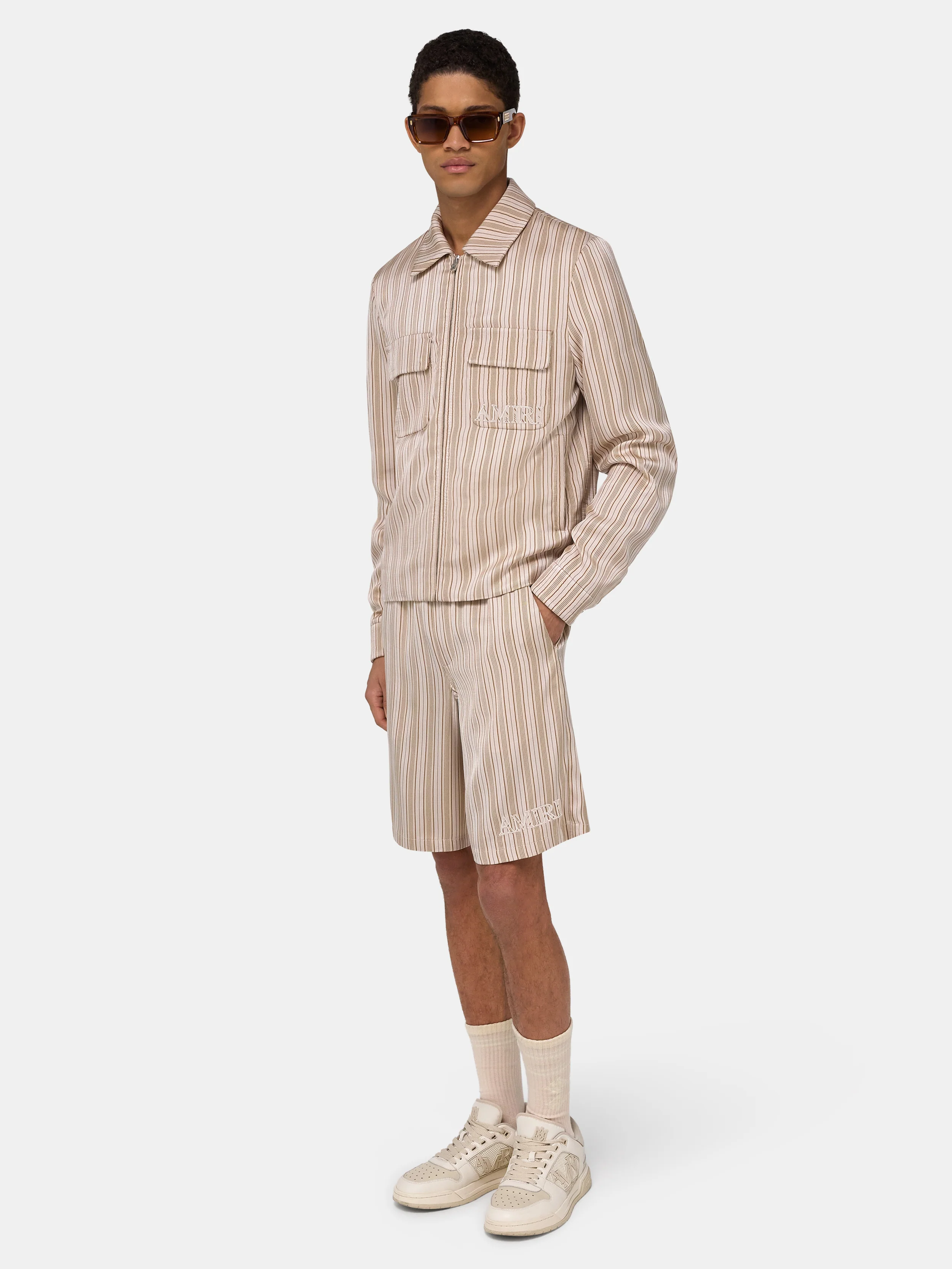 STRIPED SHORT - Alabaster - Image 3