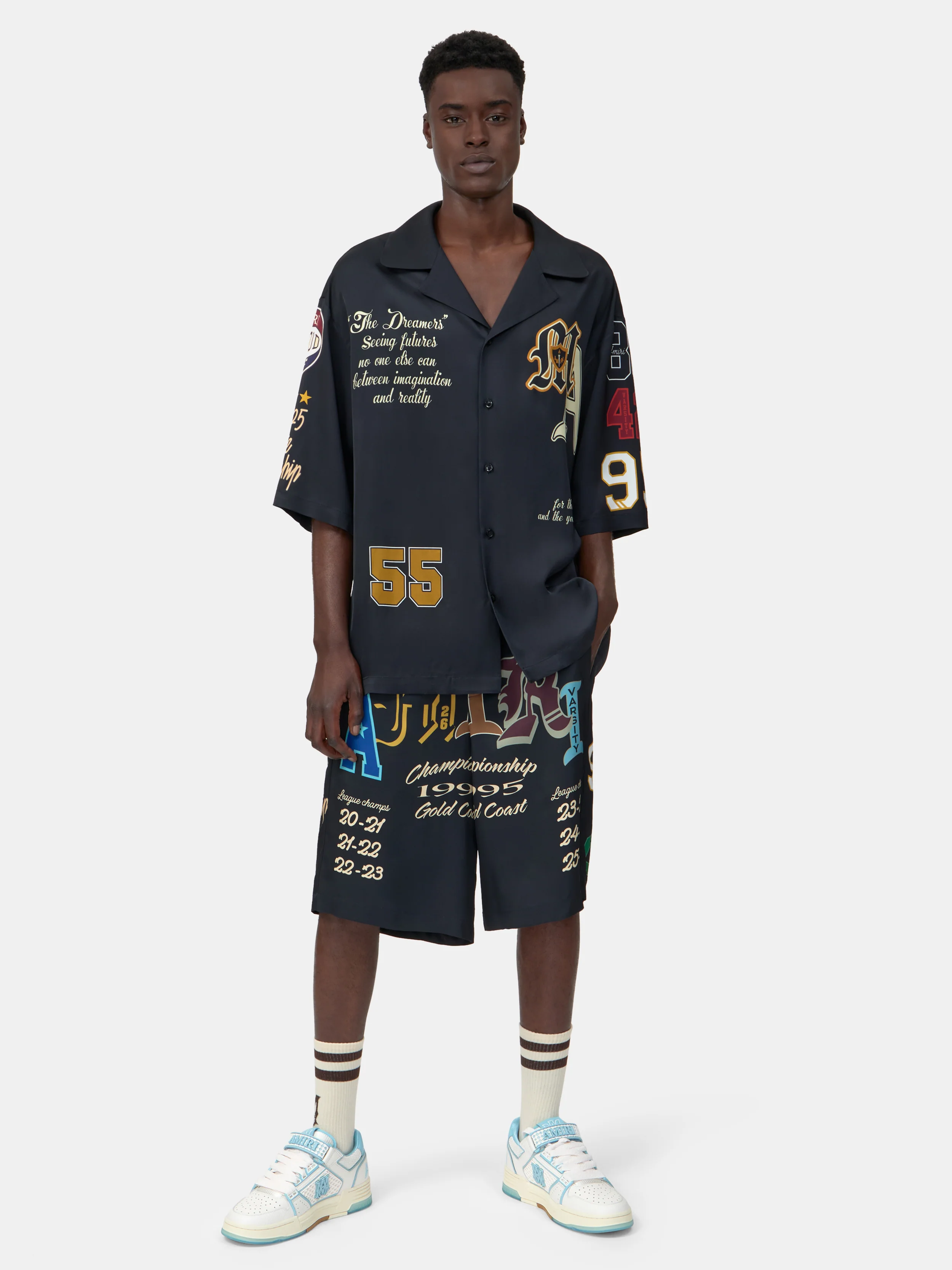 VARSITY PATCH SHORT - Black - Image 2