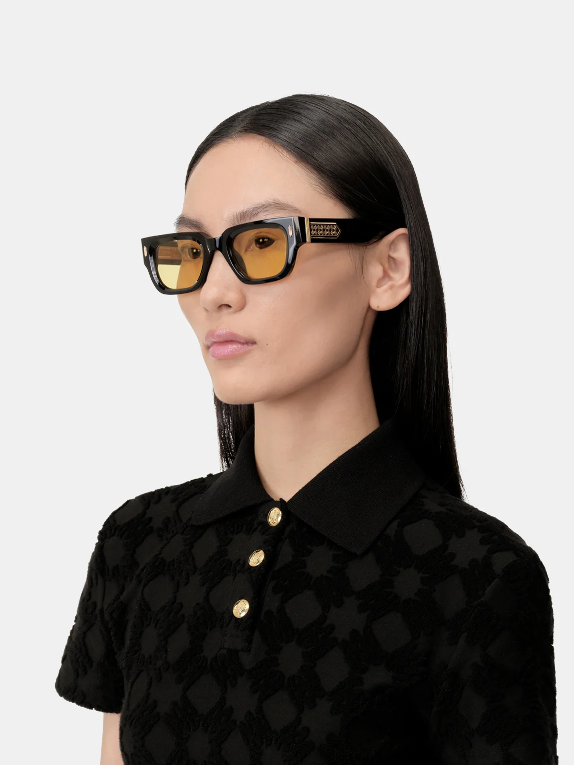 VENICE SUNGLASSES - Black Yellow - Image 7