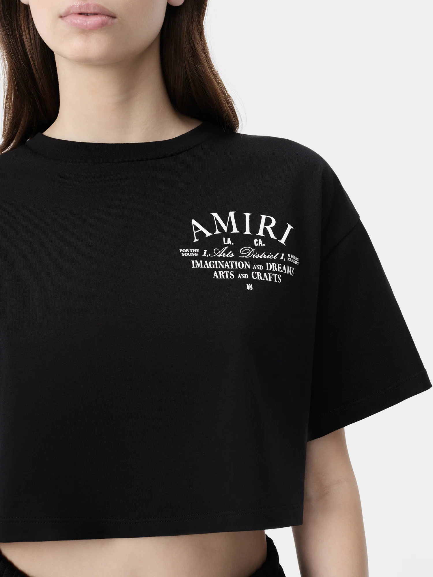 WOMEN - WOMEN'S ARTS DISTRICT CROPPED TEE - Black - Image 5