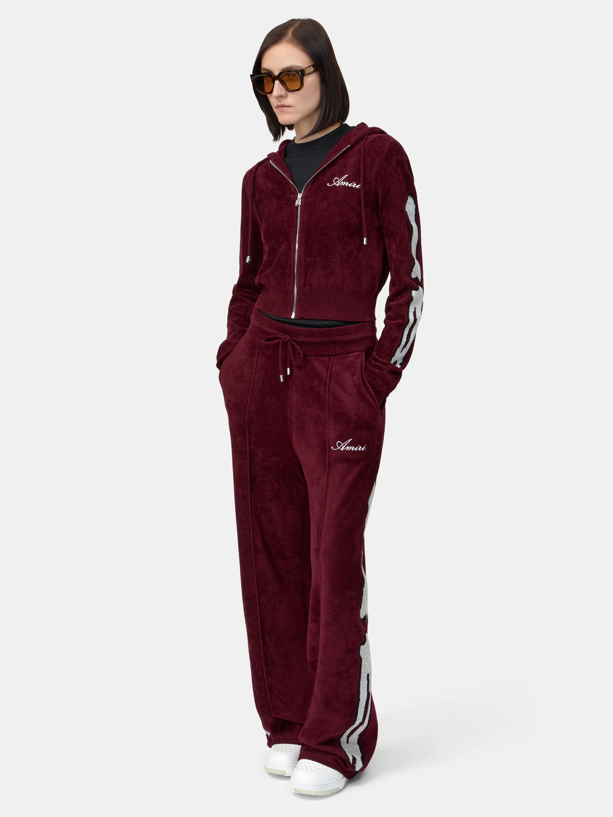 WOMEN - WOMEN'S BONES HOODIE - Aged Port - Image 3