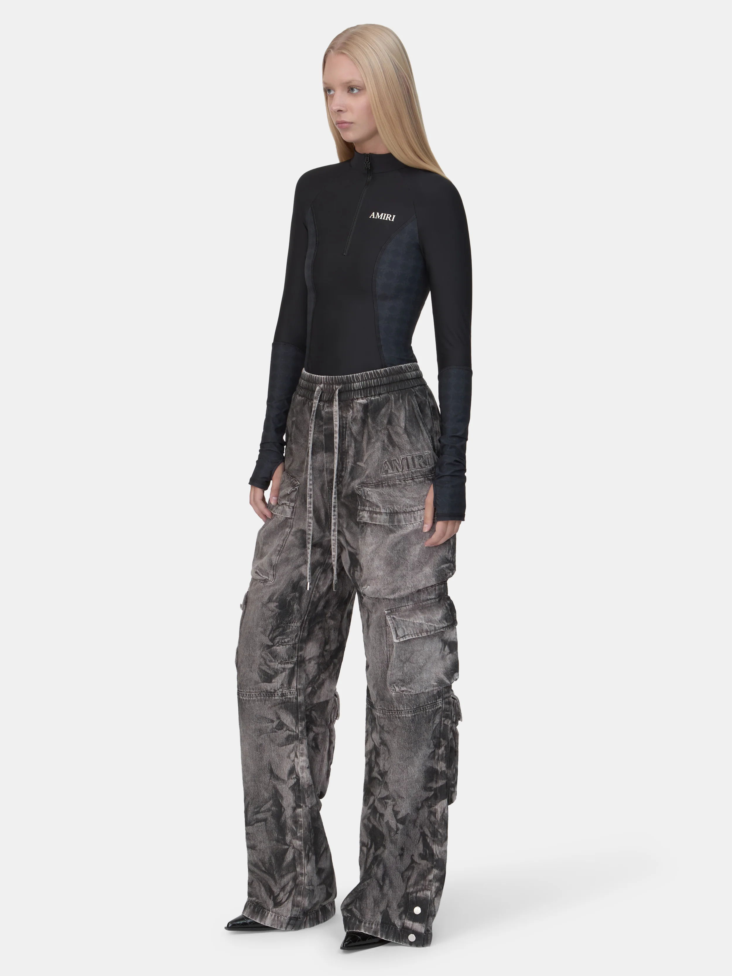 WOMEN - WOMEN'S CARGO JEAN - Smokey Topaz - Image 3
