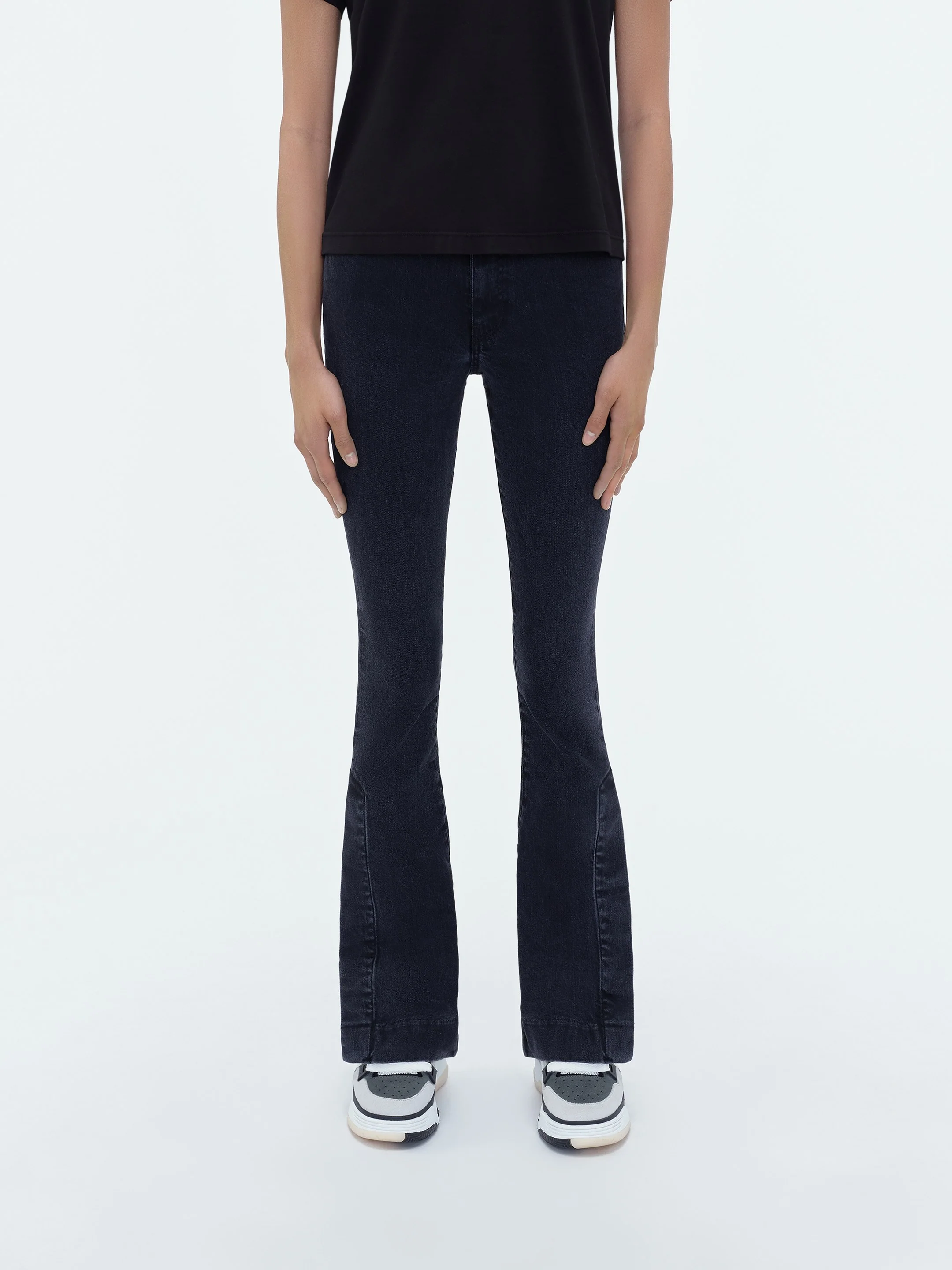 WOMEN - WOMEN'S KICK FLARE - Faded Black - Image 3