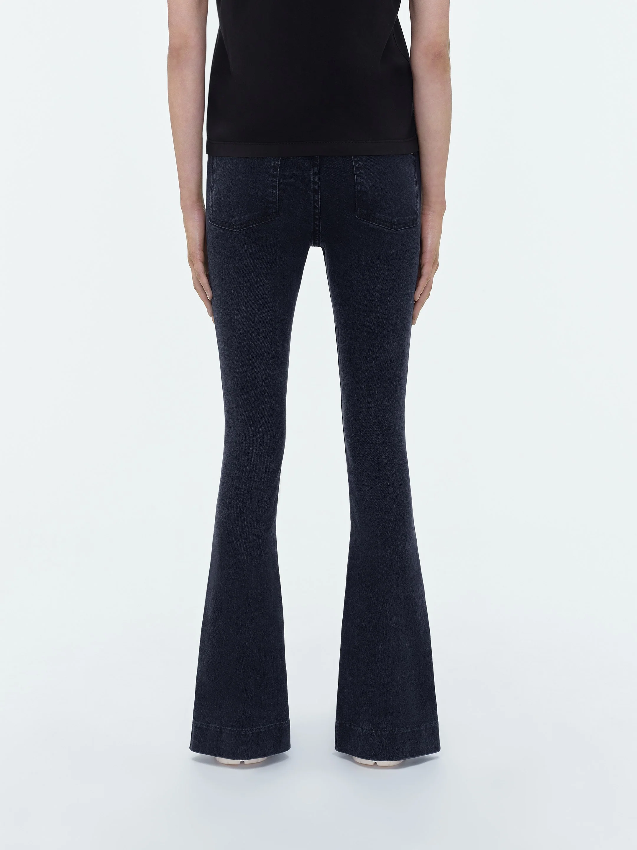 WOMEN - WOMEN'S KICK FLARE - Faded Black - Image 5