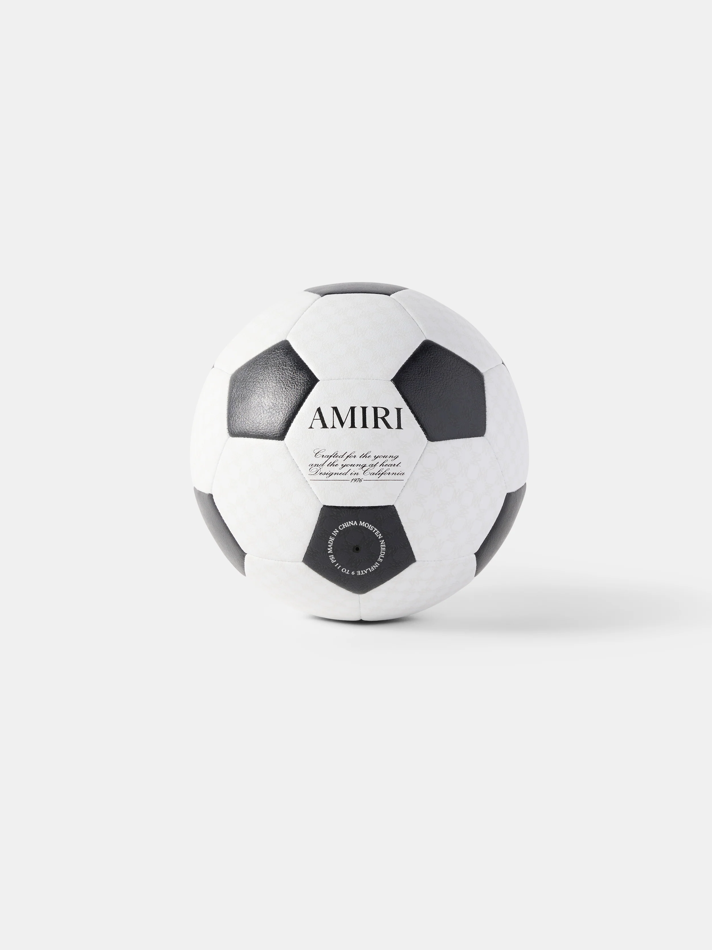 AMIRI TOURNAMENT SOCCER BALL - Black White - Image 3